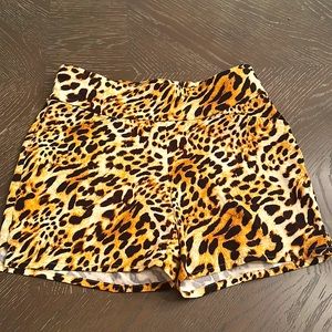 Animal print INC shorts size 4